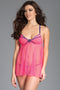 BW1633HP Sensual Affection Babydoll - Hot Pink